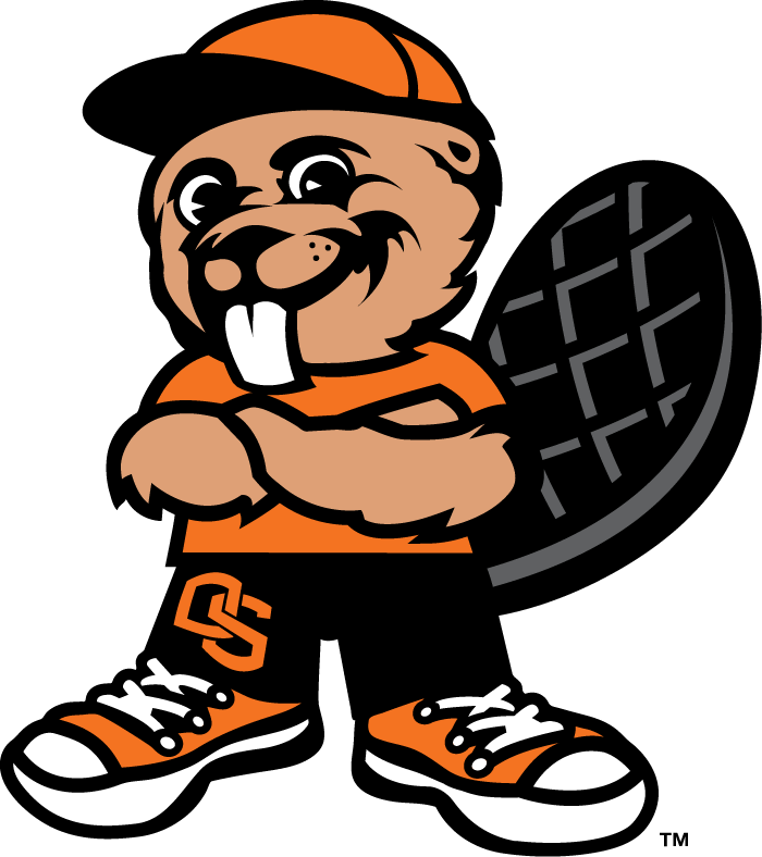 Oregon State Beavers 2007-Pres Mascot Logo diy iron on heat transfer